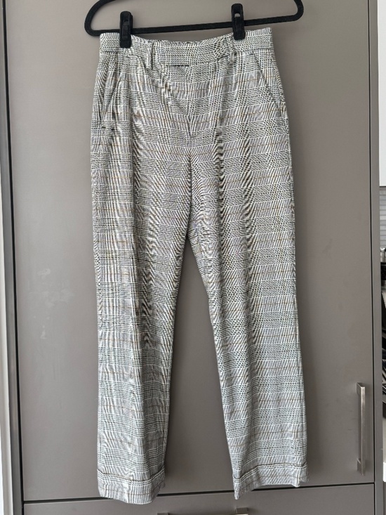 Pants - Zara Straight Leg Prince of Wales / Glen plaid Trousers – Size 2